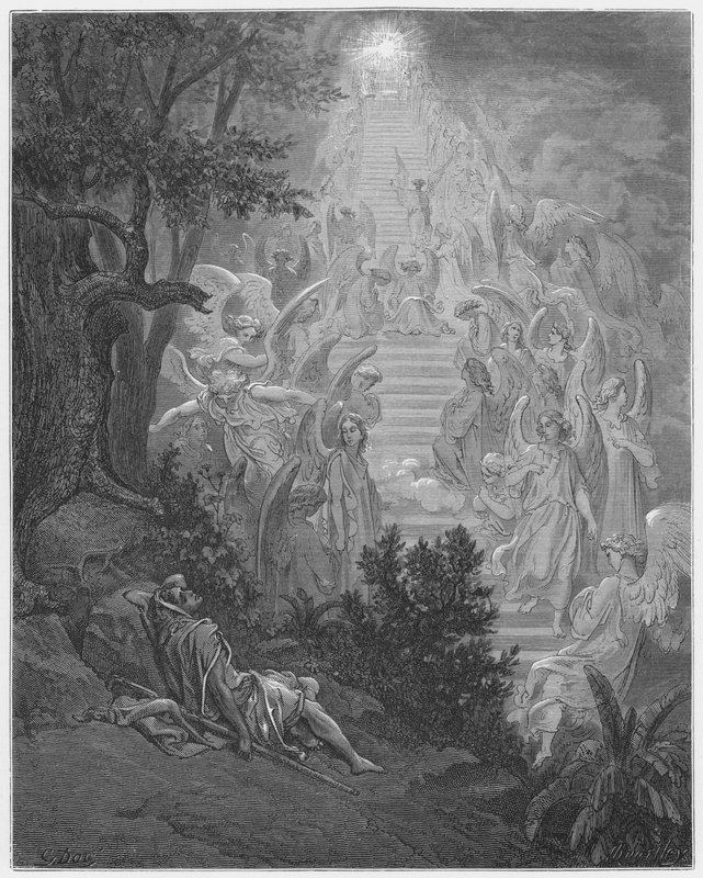Le rêve de Jacob - Gustave Dore