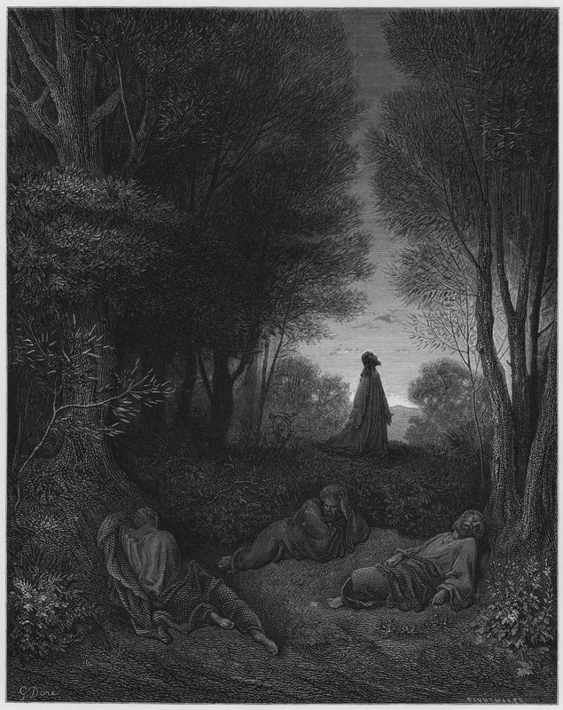 Jésus priant dans le jardin - Gustave Dore