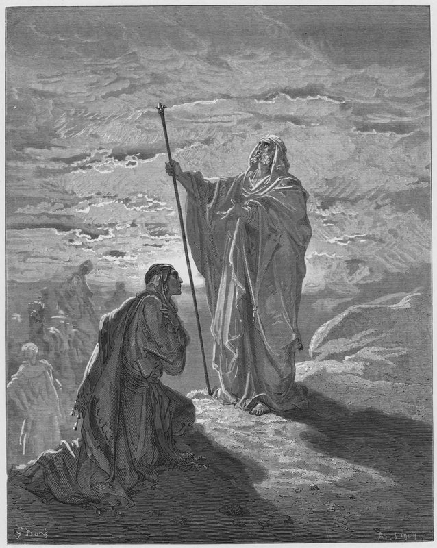 Samuel bénissant Saül - Gustave Dore
