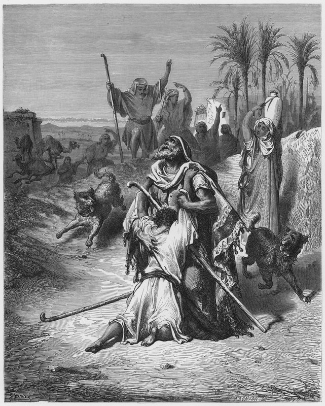 Le fils prodigue dans les bras de son père - Gustave Dore