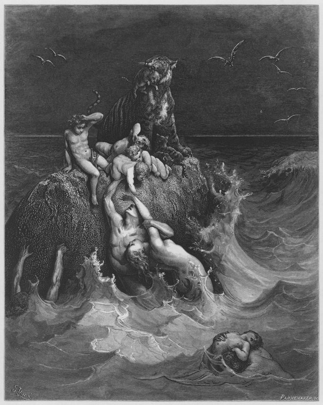 Le déluge - Gustave Dore