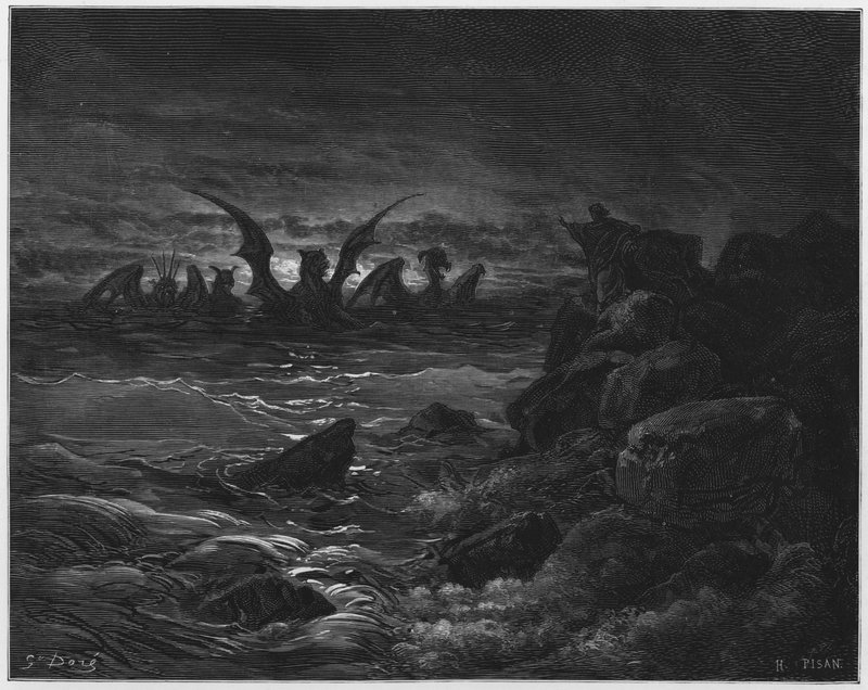 La vision des quatre bêtes - Gustave Dore