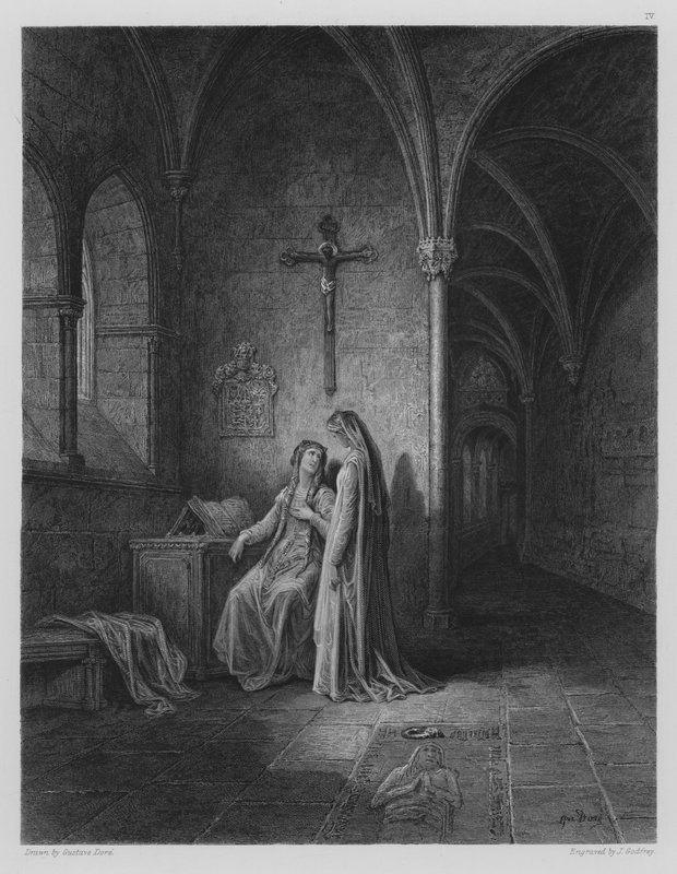 Scène de Cloître - Gustave after Dore