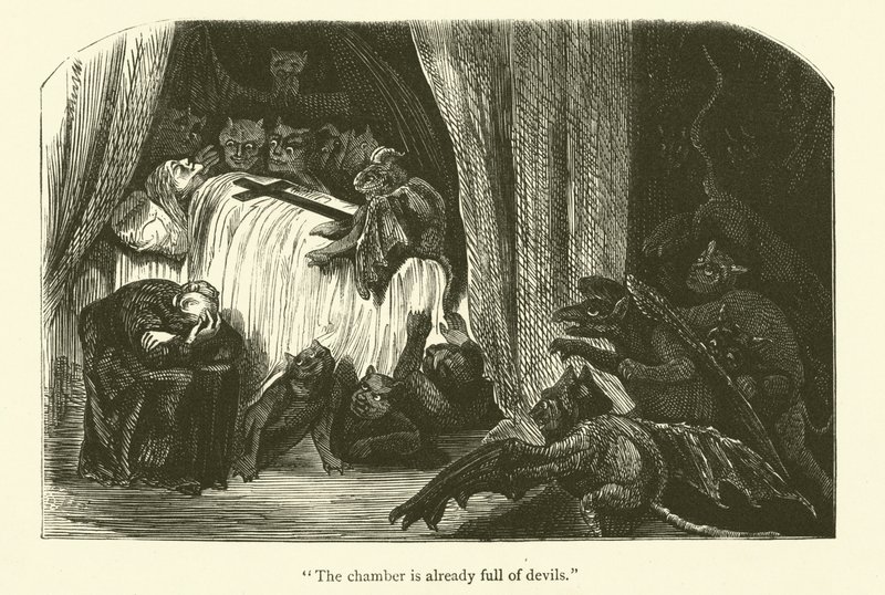 Illustration pour les œuvres de Rabelais - Gustave after Dore