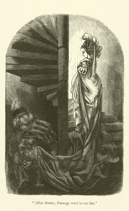 Illustration pour les œuvres de Rabelais - Gustave after Dore