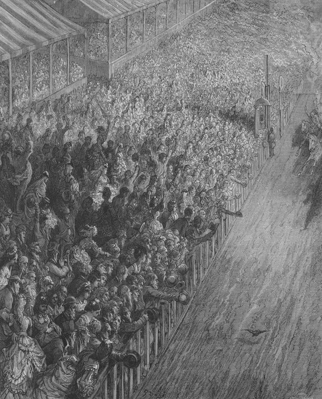 Le Derby, la fin de la course - Gustave after Dore