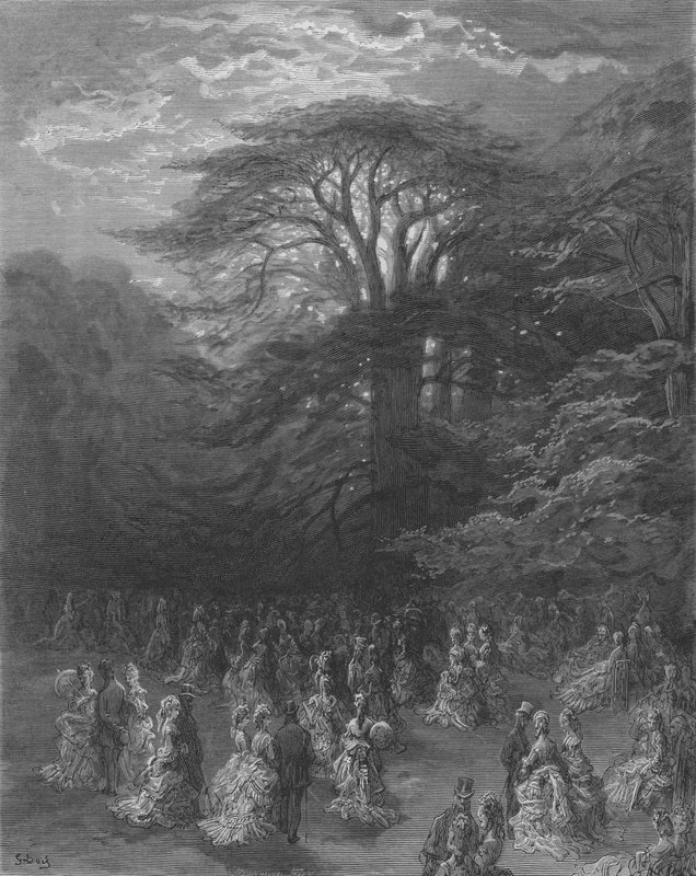 La promenade - Gustave after Dore