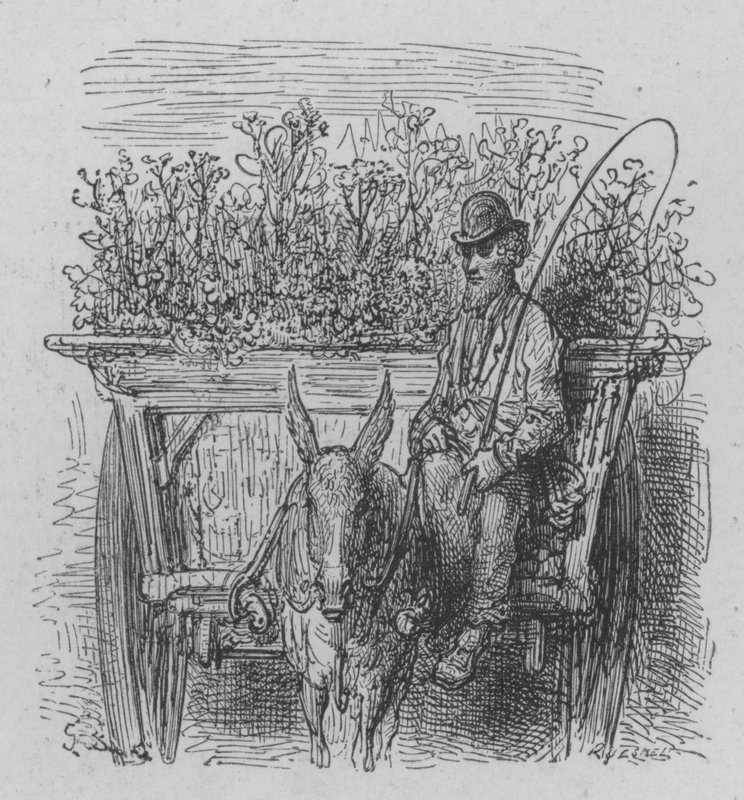 Le fleuriste ambulant - Gustave after Dore