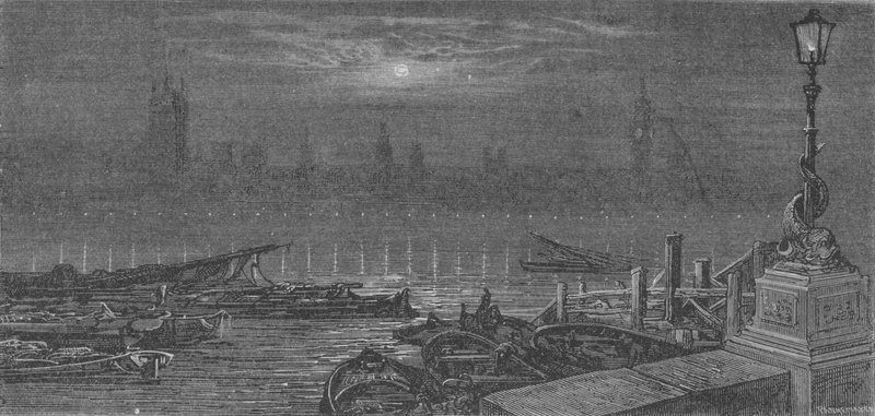 Le Soir sur la Tamise, à Londres - Gustave after Dore