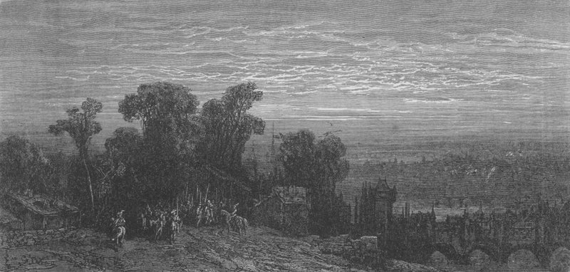 Londres, au Moyen Âge - Gustave after Dore