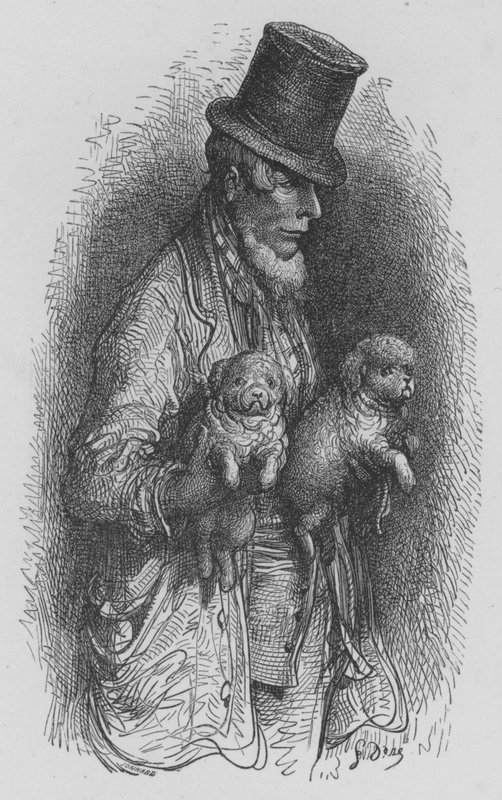 Marchand de chiens - Gustave after Dore