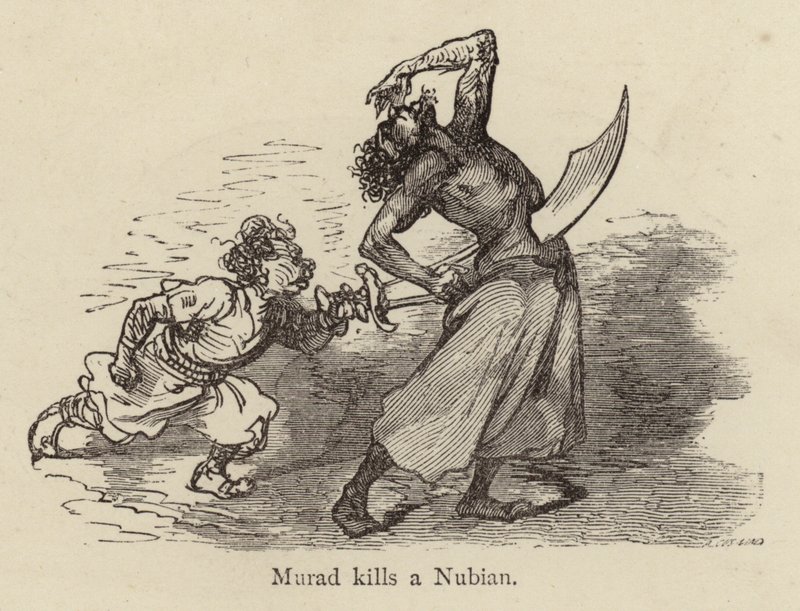 Murad tue un Nubien - Gustave after Dore