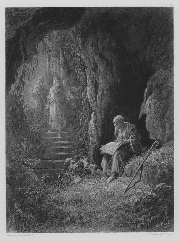 La Scène de la Grotte - Gustave after Dore