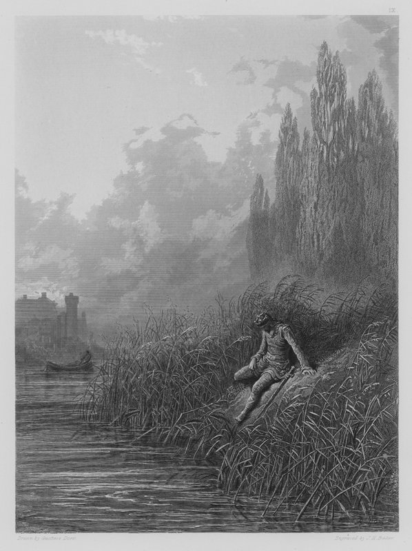 Le remords de Lancelot - Gustave after Dore