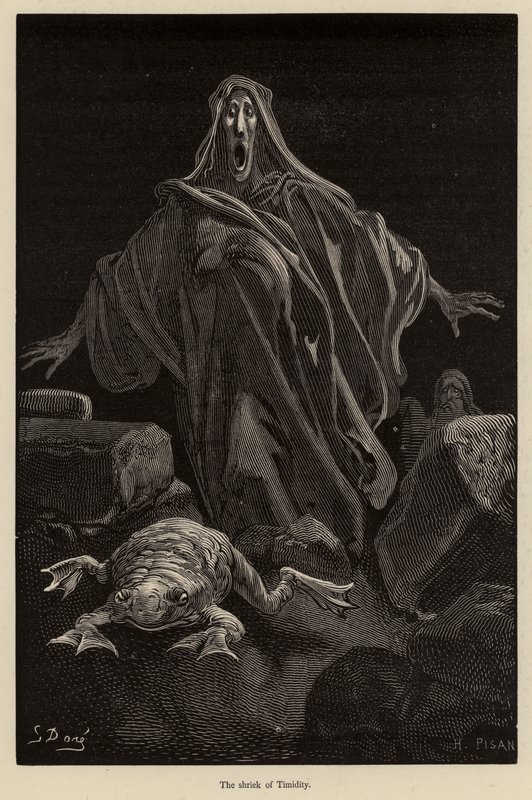 Le cri de la Timidité - Gustave after Dore
