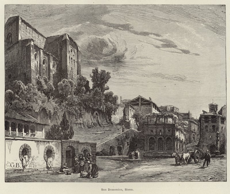 Basilique de San Domenico, Sienne - Gustave Bauernfeind