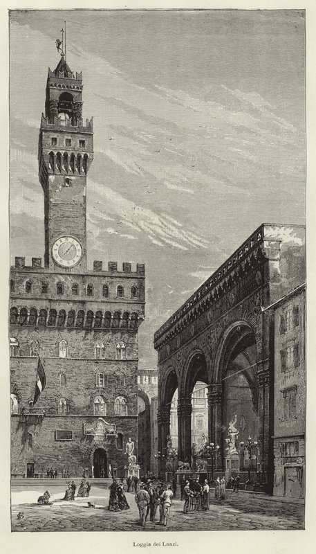 Loggia dei Lanzi - Gustave Bauernfeind