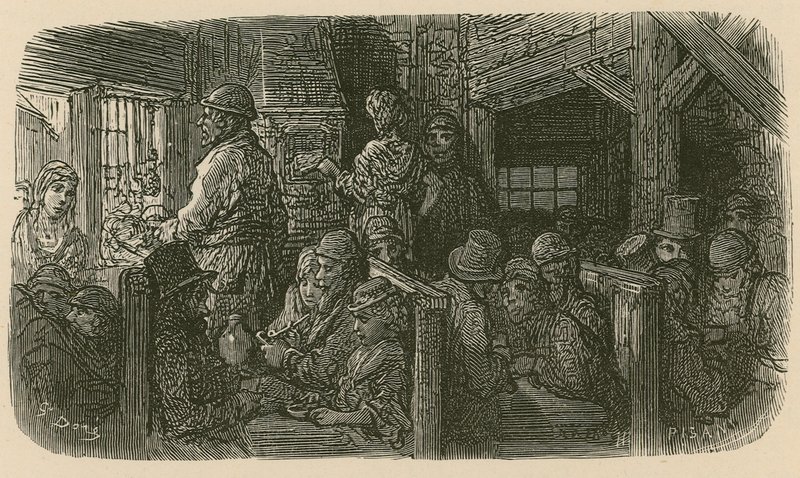 Café de Petticoat Lane - Gustave Dore