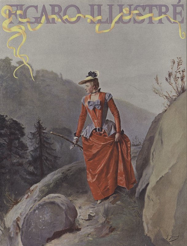 Couverture de Le Figaro Illustré, août 1891 - Gustave Jacquet