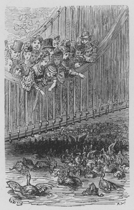 Hyde-Park, la Serpentine - Gustave after Dore