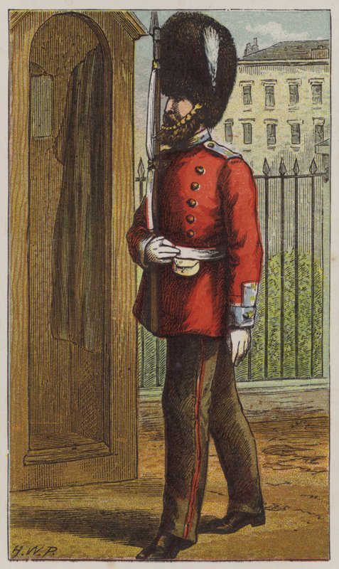 Grenadier (lithographie en couleur) - H.W. (after) Petherick