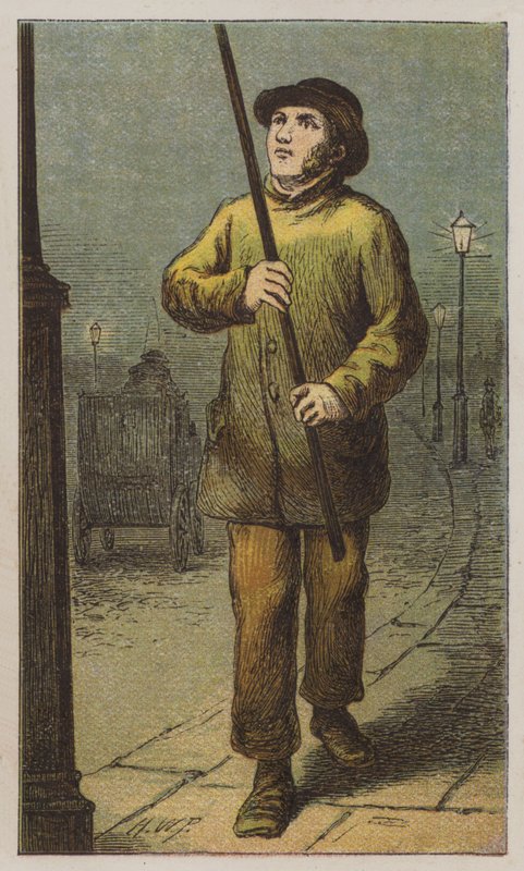 Allumeur de réverbères - H.W. (after) Petherick