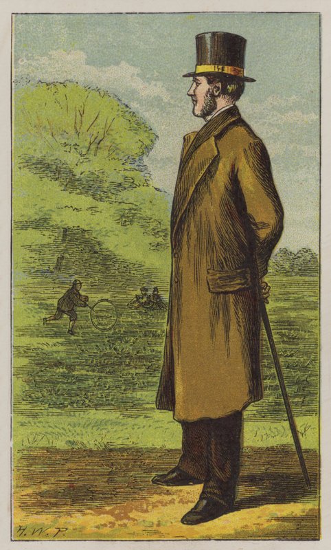Gardien de parc (lithographie en couleur) - H.W. (after) Petherick