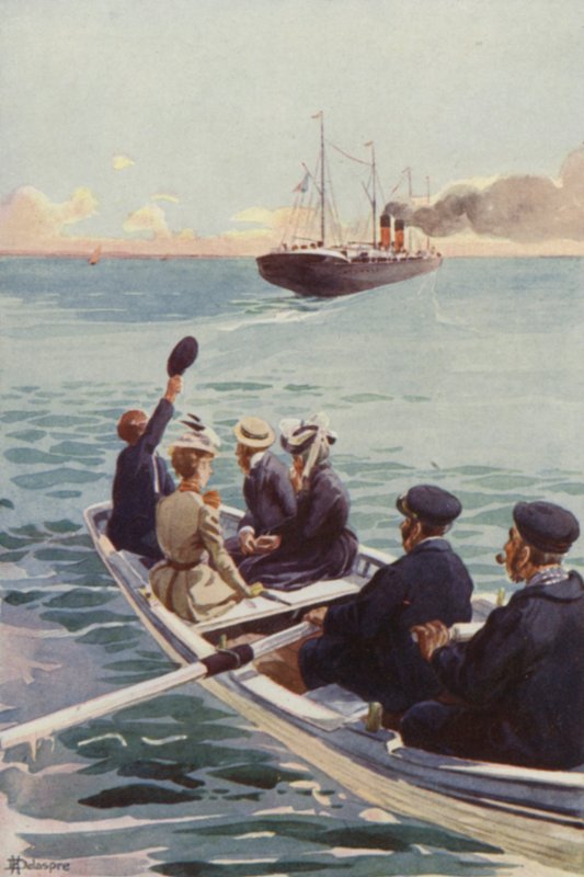 Le bateau à vapeur rétrécissait chaque seconde - H. Delaspre