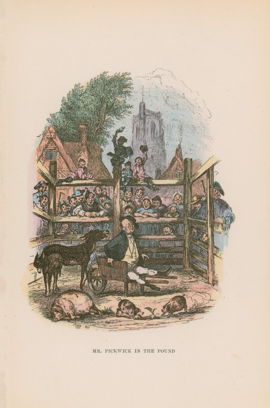Illustration pour Les Papiers posthumes du Pickwick Club - Hablot Knight Browne