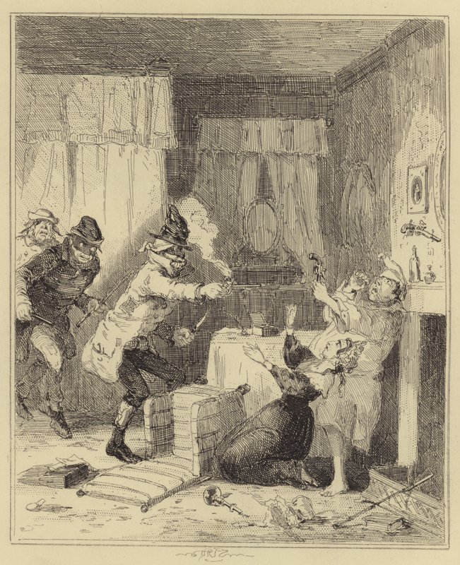 Les cambrioleurs - Hablot Knight Browne