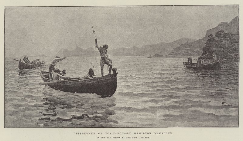 Pêcheur de Positano, à l