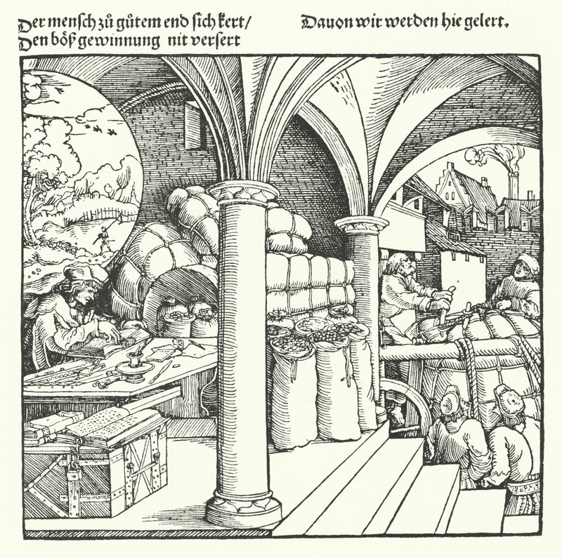 Le Marchand Prudent - Hans (after) Burgkmair