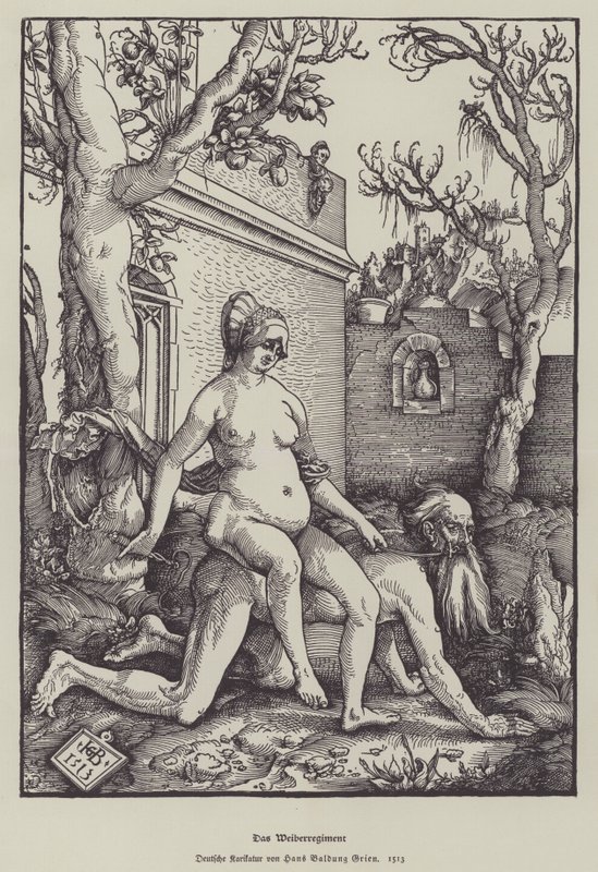Aristote et Phyllis, 1513 - Hans Baldung Grien