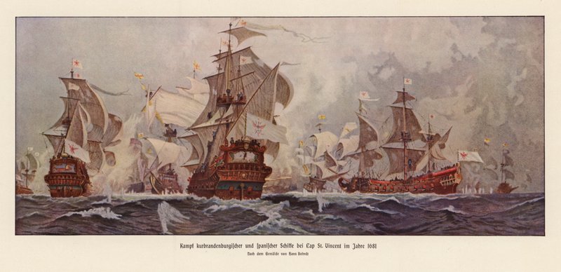 Bataille du cap Saint-Vincent - Hans Bohrdt