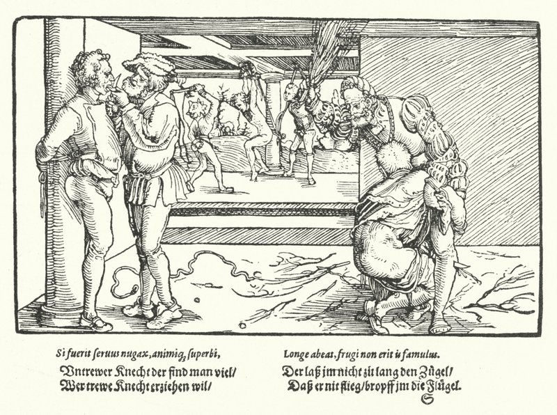 La punition des serviteurs - Hans Burgkmair