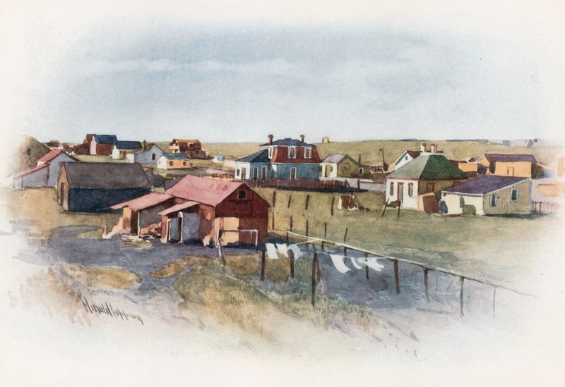 Une ville de prairie, Gleichen, Alberta - Harold Copping