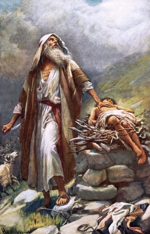 Abraham et Isaac - Harold Copping