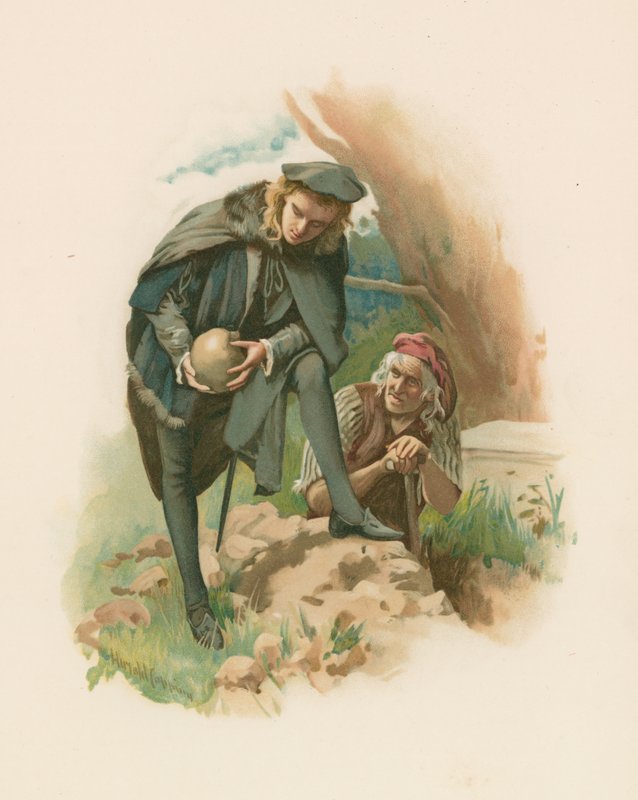 Hamlet - Scène du cimetière - Harold Copping