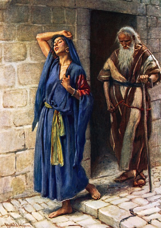 La femme de Jéroboam - Harold Copping