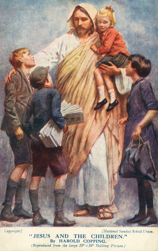 Jésus et les enfants - Harold Copping