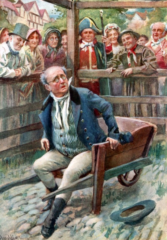 M. Pickwick dans la fourrière - Harold Copping
