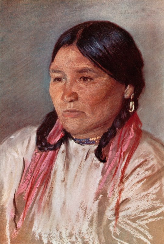 Naomi, épouse de Paul, un Indien Pied-Noir - Harold Copping