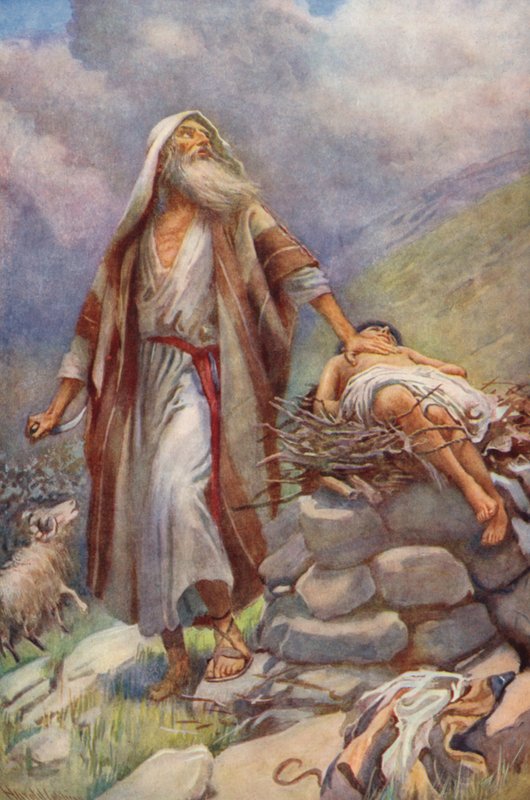 Ancien Testament : Abraham et Isaac - Harold Copping