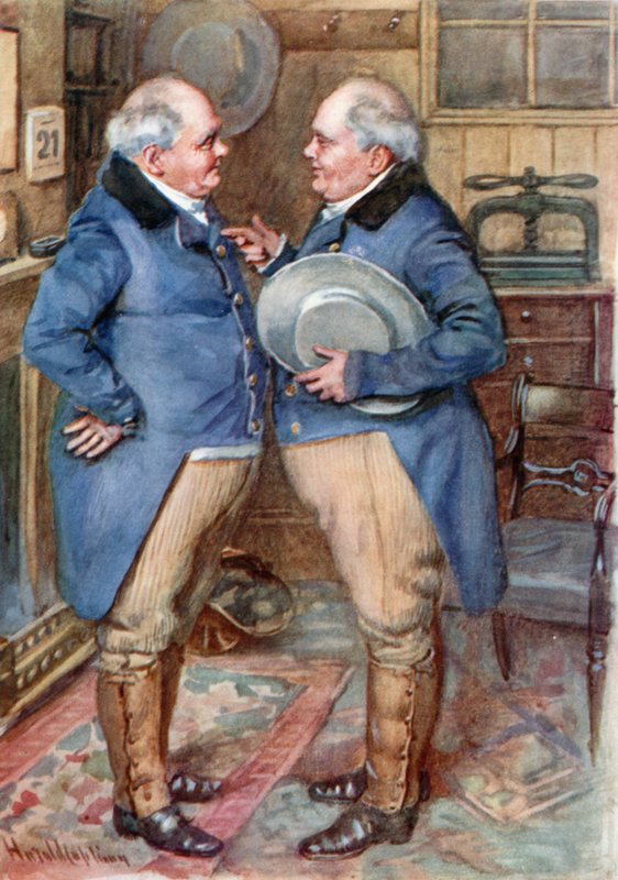 Les frères Cheeryble - Harold Copping