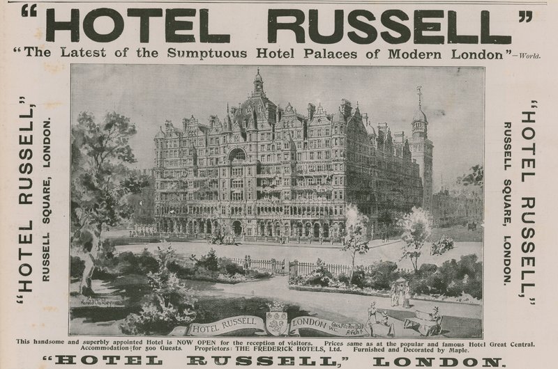Hôtel Russell, Russell Square, Londres - Harold Oakley
