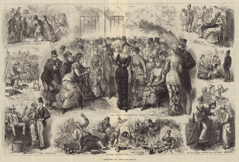 Croquis à Ascot - Harry Furniss