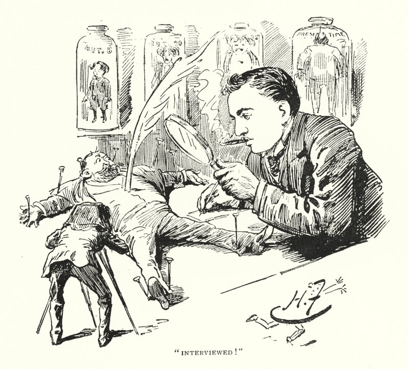 « Interviewé ! » - Harry Furniss