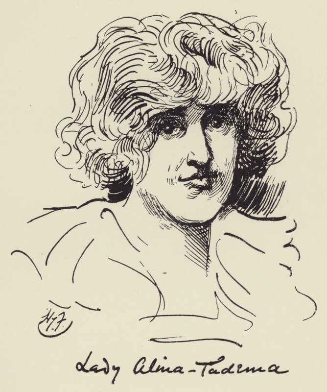 Lady Alma Tadema - Harry Furniss