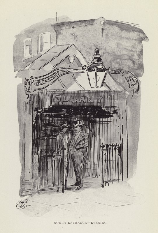 Entrée nord, soir - Harry Furniss