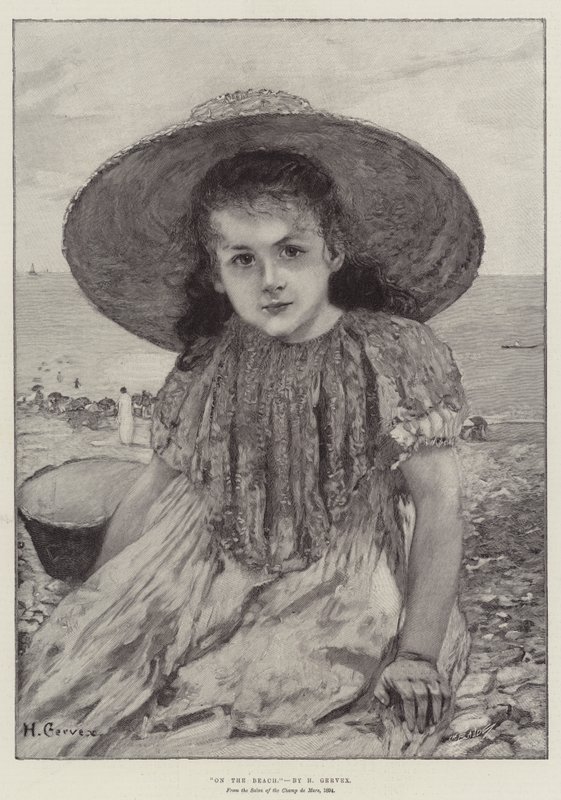 Sur la plage - Henri Gervex